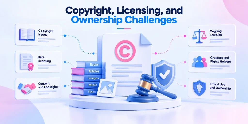 Copyright, Licensing, and Ownership Challenges