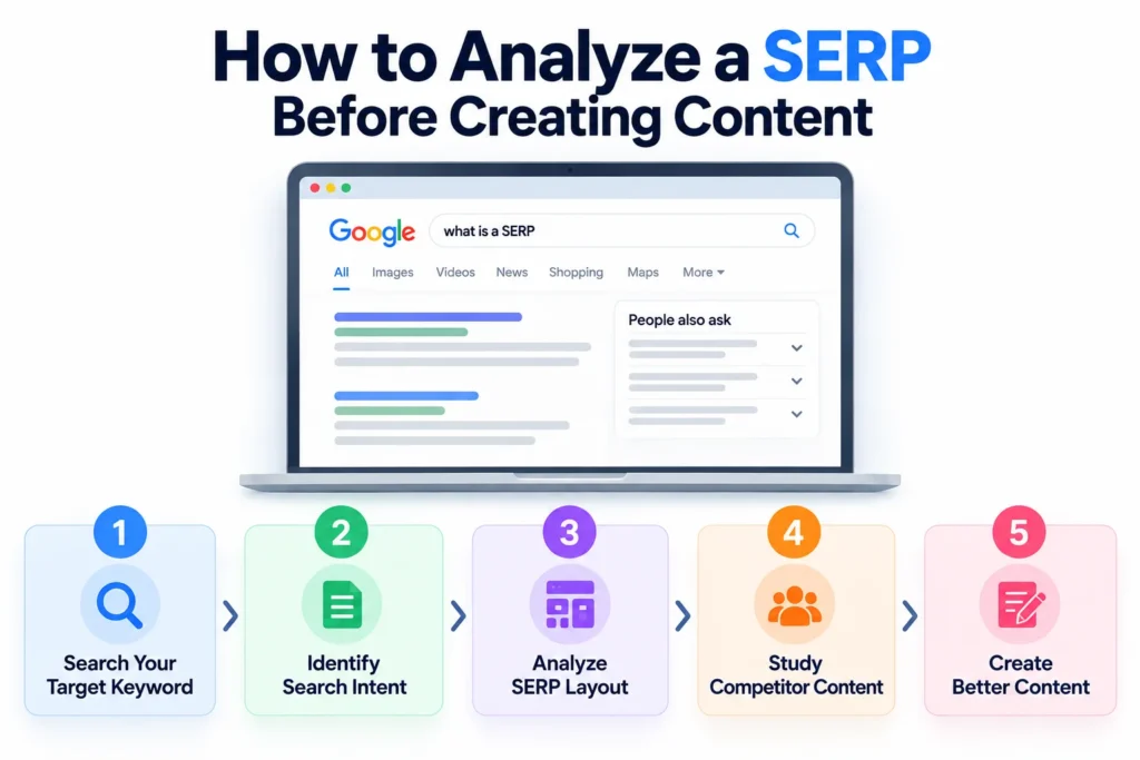 How to Analyze a SERP Before Creating Content