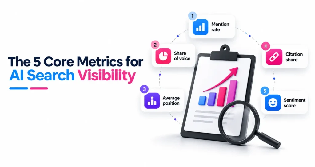 The 5 Core Metrics for AI Search Visibility
