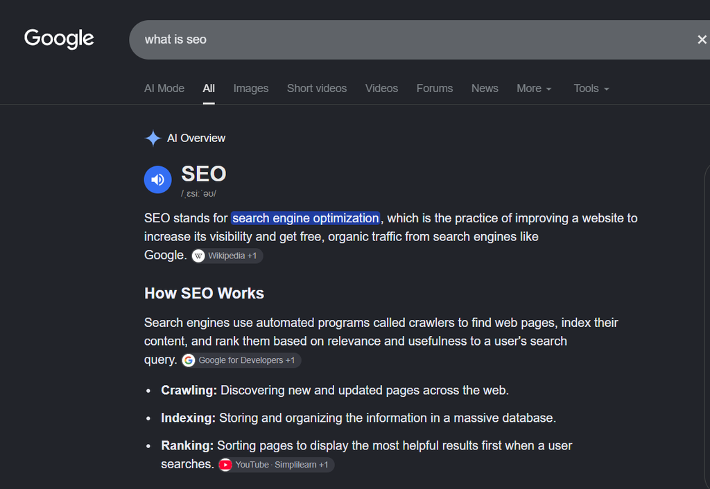 SERP Features: Main Parts of a Google SERP